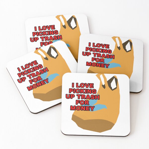 Item preview, Yellow Plastic Bag, I love picking up trash for money designed and sold by Blue Green Purple.