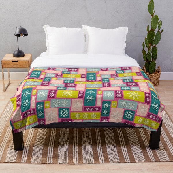 Item preview, Colorful Geometric Snowflake Tiles designed and sold by Lisa D Art Designs.