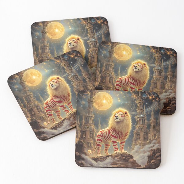 Item preview, Lion with Cosmic Spires designed and sold by HabitableMoons.