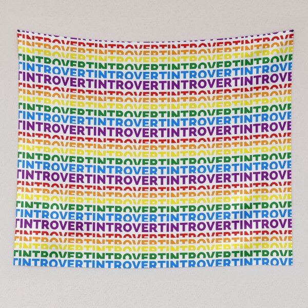 Item preview, INTROVERT. Rainbow Pride designed and sold by Ruen-k.