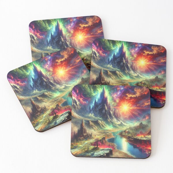 Item preview, AI generated dystopian fantasy landscape designed and sold by AI-this-is-AI.