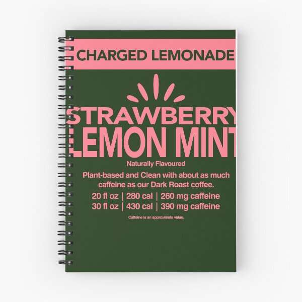 Item preview, Strawberry Lemon Mint Lemonade label designed and sold by TrippyTooni.