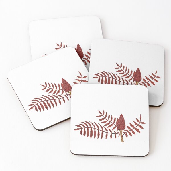 Item preview, The Dazzling Staghorn Sumac (Rhus typhina) designed and sold by TheNatureNerd.