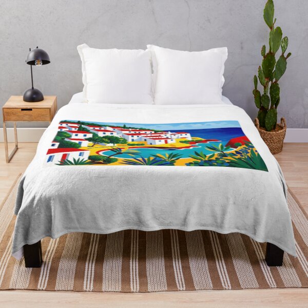 Item preview, Mediterranean seaside village. designed and sold by EtCreative.