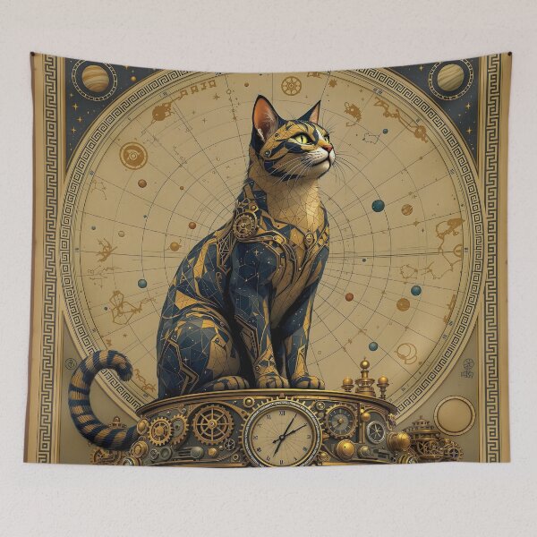 Item preview, House Cat in Spacetime designed and sold by HabitableMoons.