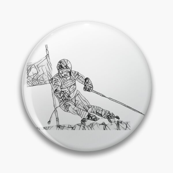 Item preview,  Race Skiing Design for Ski Racers – Alpine Skiing Artwork for Ski Lovers designed and sold by MatthewViews.