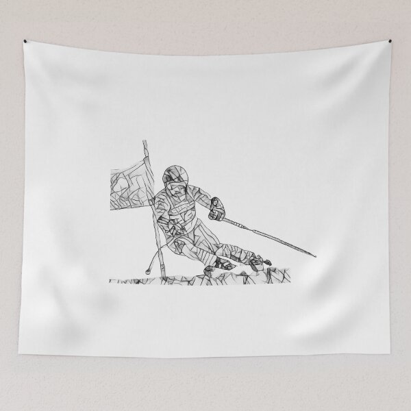Item preview,  Race Skiing Design for Ski Racers – Alpine Skiing Artwork for Ski Lovers designed and sold by MatthewViews.