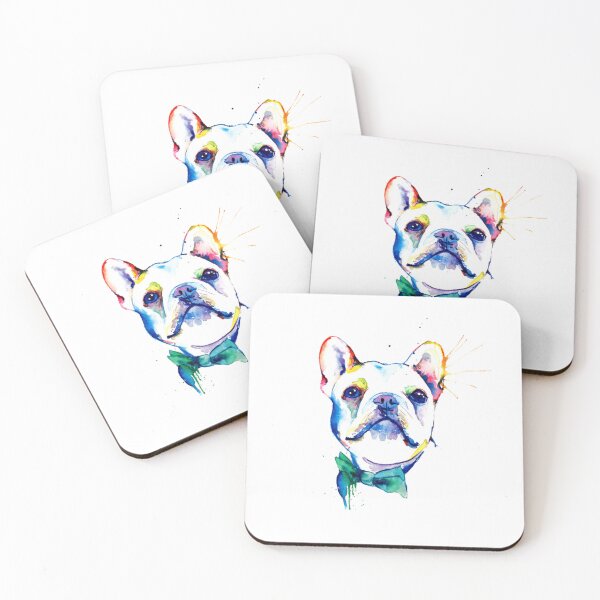 Item preview, French Bulldog Colorful Art designed and sold by doodIllustrate.