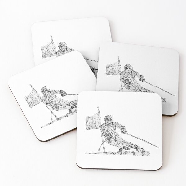 Item preview,  Race Skiing Design for Ski Racers – Alpine Skiing Artwork for Ski Lovers designed and sold by MatthewViews.