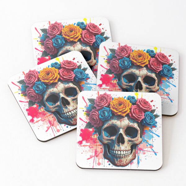 Item preview, Graffiti Art Día De Los Muertos Skull designed and sold by UmbraDesigns.