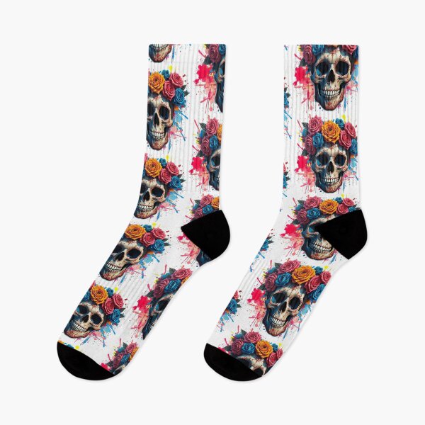 Item preview, Graffiti Art Día De Los Muertos Skull designed and sold by UmbraDesigns.