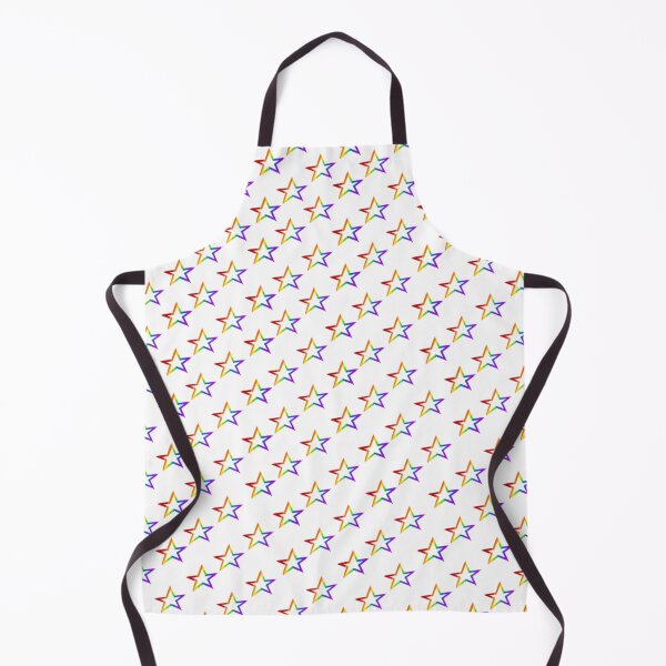 Item preview, Rainbow stars grid (White) designed and sold by La-Chula-Chola.