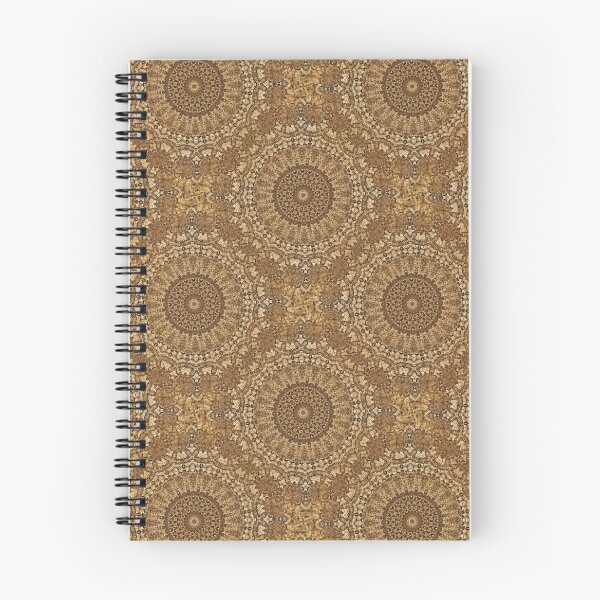 Item preview, Decorative Mandala Pattern in Tan designed and sold by Artistestella.