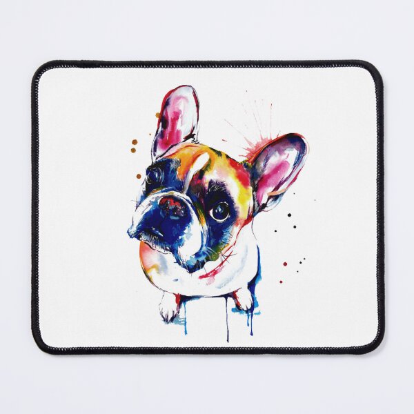 Item preview, French Bulldog Colourful Art designed and sold by doodIllustrate.