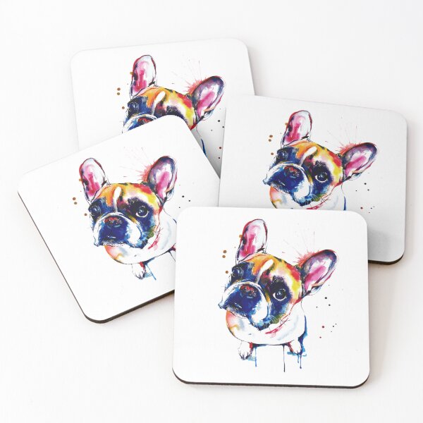 Item preview, French Bulldog Colourful Art designed and sold by doodIllustrate.