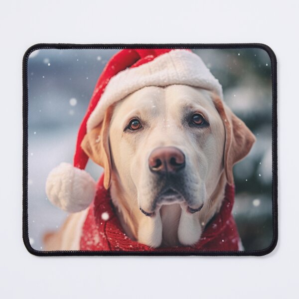 Item preview, Yellow Labrador Retriever in the Snow  designed and sold by rmcbuckeye.