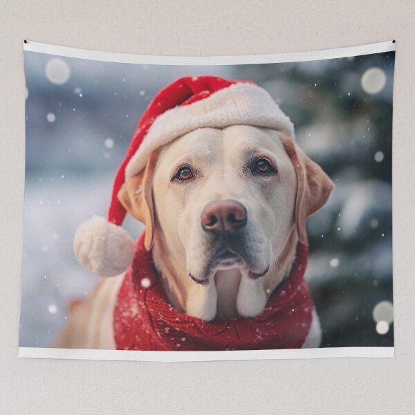 Item preview, Yellow Labrador Retriever in the Snow  designed and sold by rmcbuckeye.