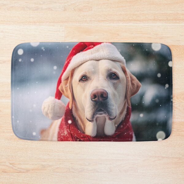 Item preview, Yellow Labrador Retriever in the Snow  designed and sold by rmcbuckeye.