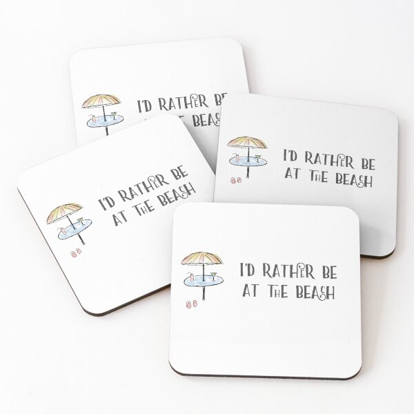 Item preview, I'd Rather be at the Beach  designed and sold by Laura Lise Wong.