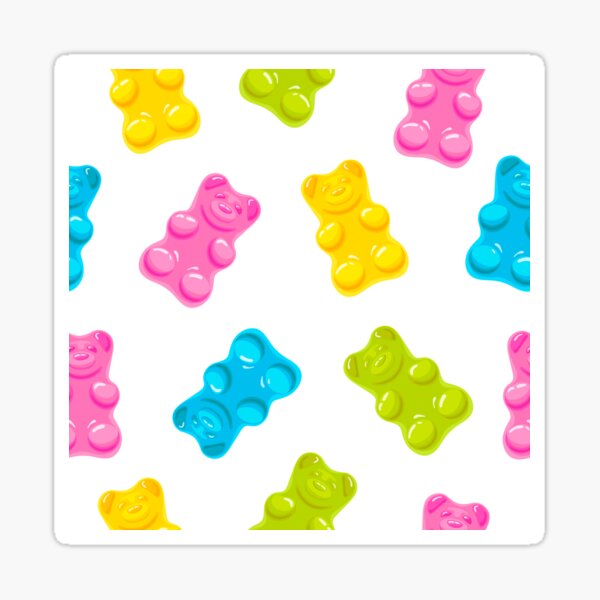 Item preview, Rainbow Gummy Bears Candy designed and sold by newburyboutique.