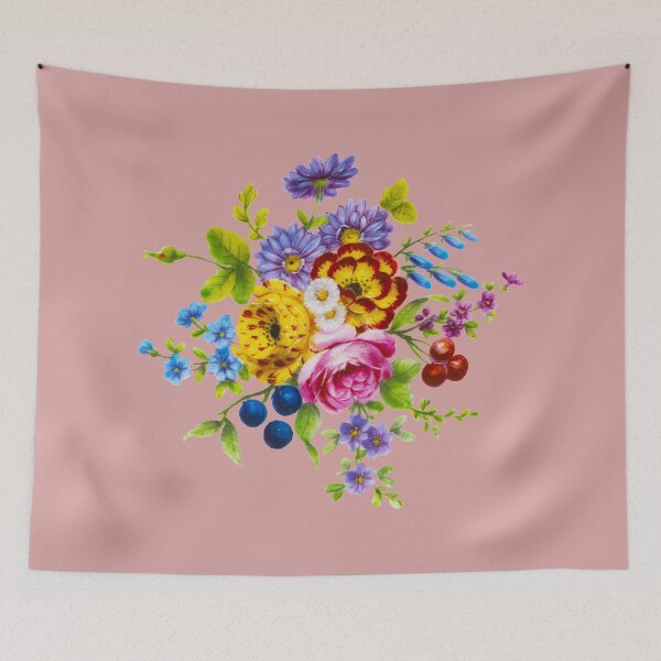 Item preview, Antique Vintage Floral Bouquet Motif designed and sold by J-Creative-.