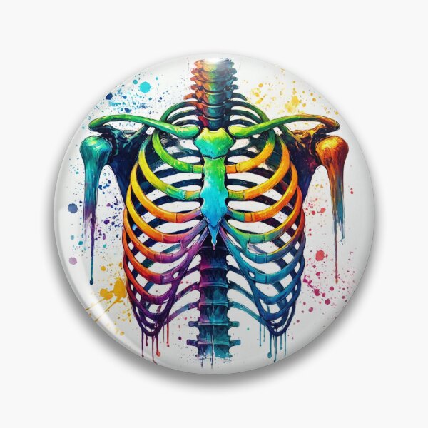 Item preview, Watercolor Ribcage designed and sold by Porosenok.