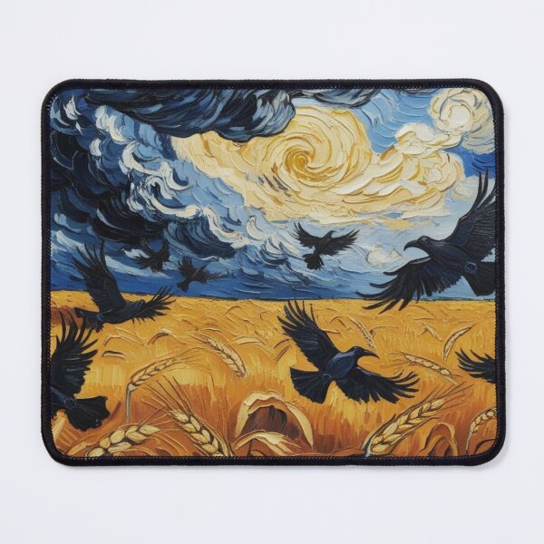 Item preview, A golden wheat field under a dramatic sky designed and sold by EtCreative.