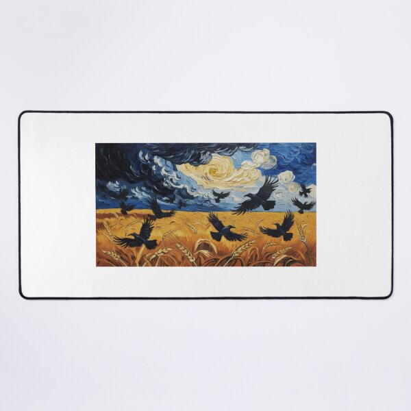 Item preview, A golden wheat field under a dramatic sky designed and sold by EtCreative.