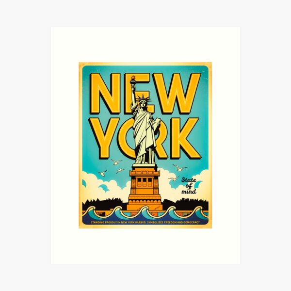 Artikel-Vorschau von New York...Die Freiheitsstatue, designt und verkauft von Palati-Watt.