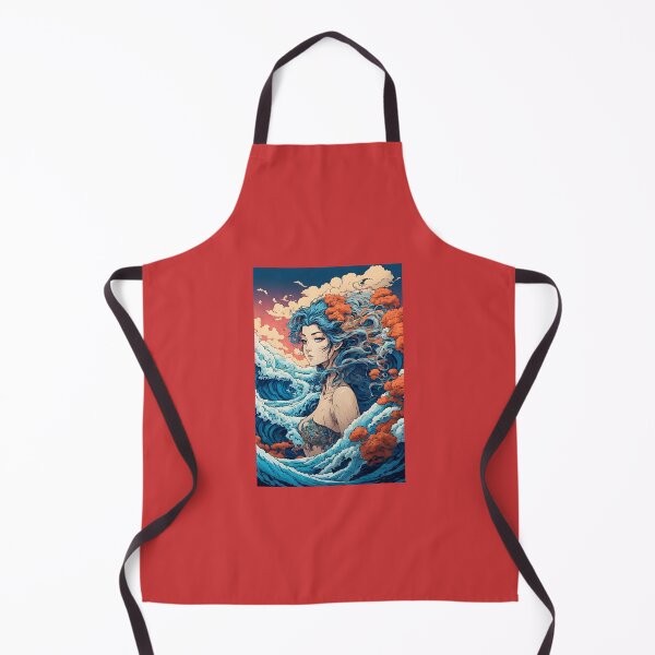 Item preview, Wave transforming into the head of the mermaid designed and sold by lemamis.