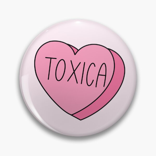 Item preview, Candy Heart Toxica Sticker designed and sold by anahehe.