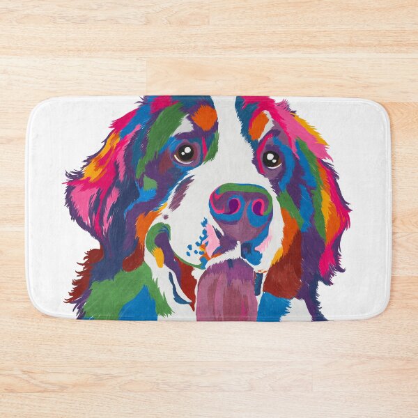 Item preview, Colorful Bernese Mountain Dog designed and sold by rmcbuckeye.