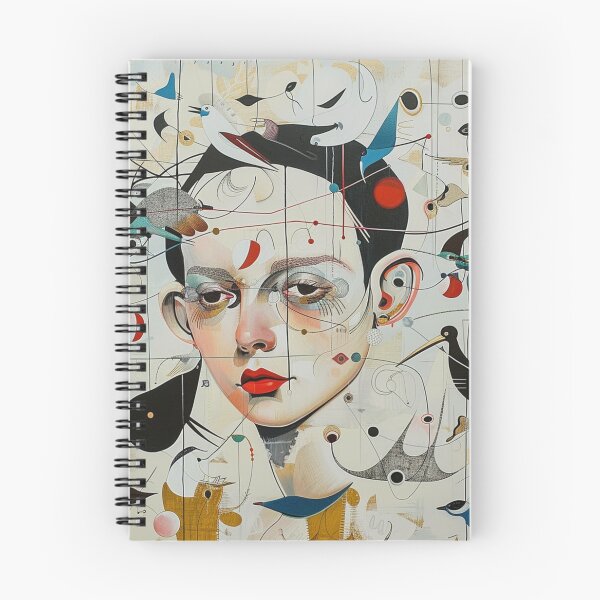 Item preview, Abstract Portrait with Birds designed and sold by nshaltiel.