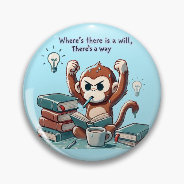 Item preview, Finals exam Smart Monkey " Where's There is a will There's a way" designed and sold by Nanthanon.