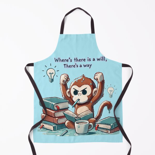 Item preview, Finals exam Smart Monkey " Where's There is a will There's a way" designed and sold by Nanthanon.
