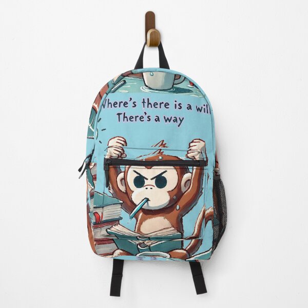Item preview, Finals exam Smart Monkey " Where's There is a will There's a way" designed and sold by Nanthanon.
