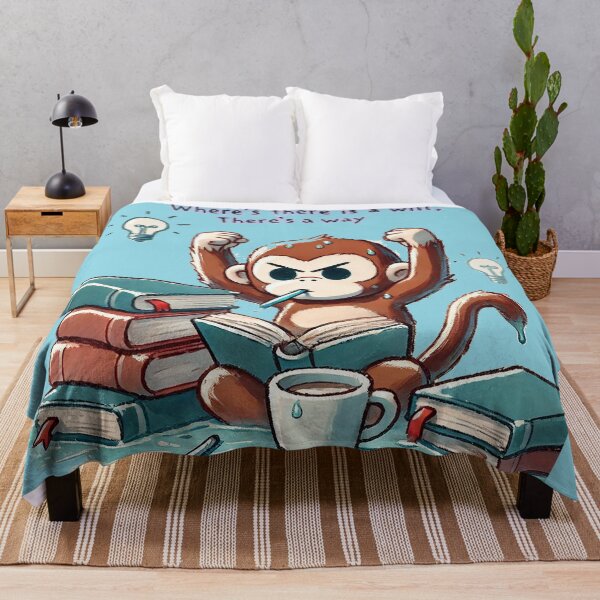 Item preview, Finals exam Smart Monkey " Where's There is a will There's a way" designed and sold by Nanthanon.