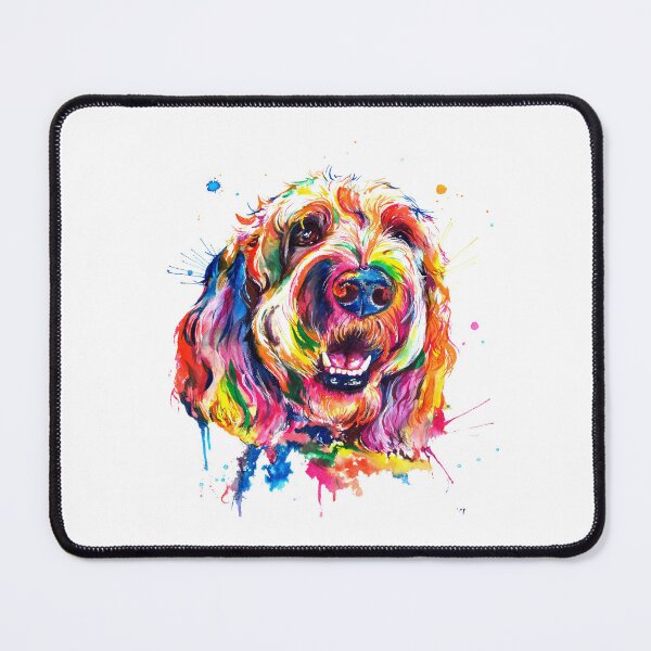 Item preview, Goldendoodle Colorful Art designed and sold by doodIllustrate.