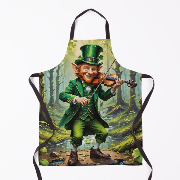 Item preview, Leprechaun Fiddler designed and sold by ACuriousshoppe.