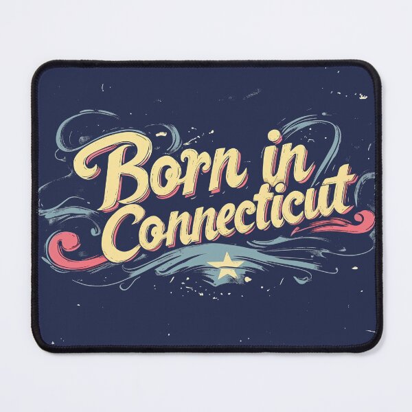 Item preview, Born in Connecticut Retro Americana  designed and sold by OriginalBeerCat.