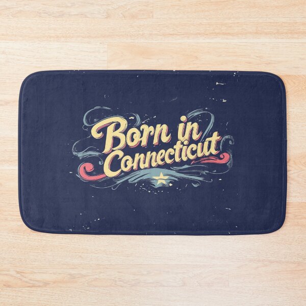 Item preview, Born in Connecticut Retro Americana  designed and sold by OriginalBeerCat.