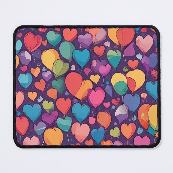 Item preview, Hearts and balloon design in multiple colors designed and sold by malik-modern-de.