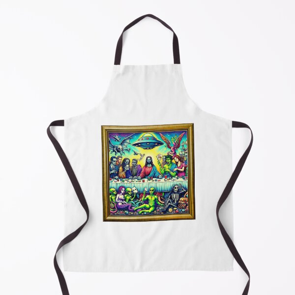 Item preview, Drones, UAPs, Zombie Jesus, and the Elite's Last Supper designed and sold by LivingRoomZoo.