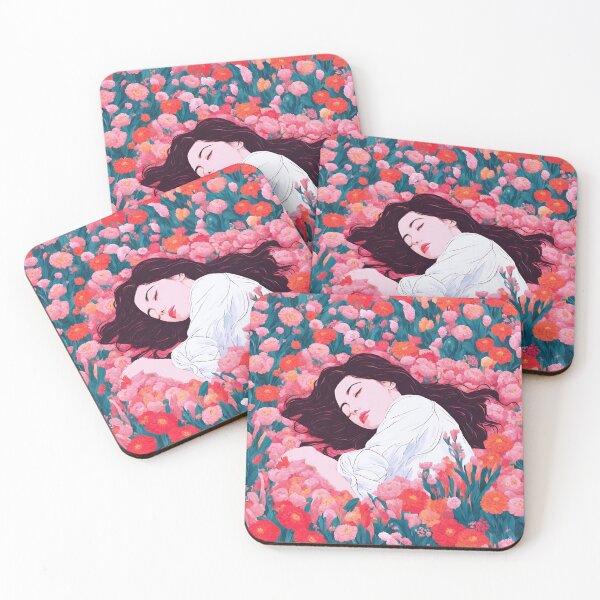 Item preview, Woman Lying in Floral Paradise 5 designed and sold by Tom-Johnson.