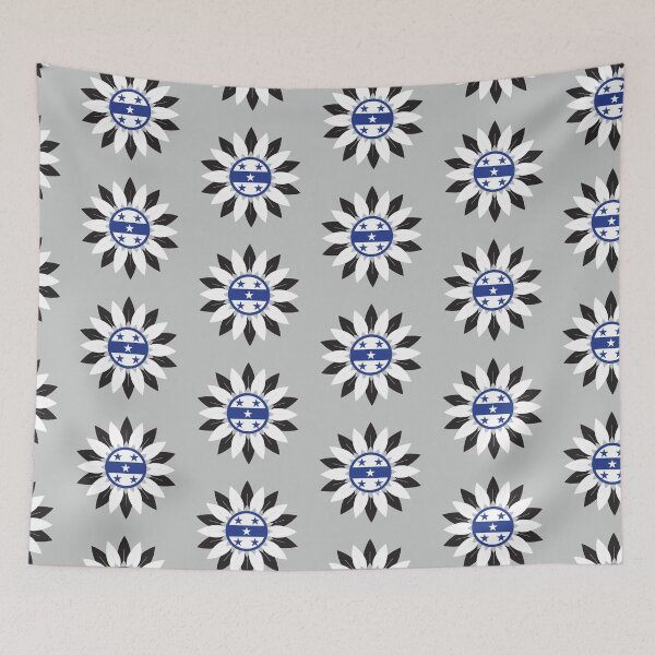 Artikelvorschau, Die Nationalflagge von Honduras mit Sunflower Luxury Super Cloth Back und WhiteDesign entworfen und verkauft von Flowerone.