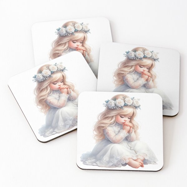 Item preview, A0606 Praying Blossom Child – Serene and Heartfelt Illustration, Inspirational Artwork, Perfect Decor and Gift for All Ages designed and sold by angieart68.