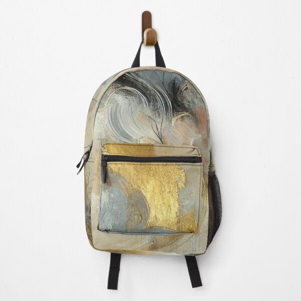 Item preview, Golden Abstract Dreams: Textured Elegance in Modern Art designed and sold by fc2c.