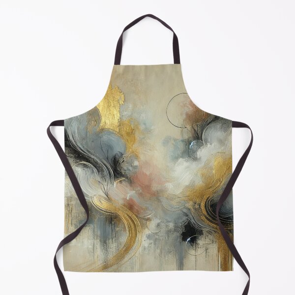 Item preview, Golden Abstract Dreams: Textured Elegance in Modern Art designed and sold by fc2c.
