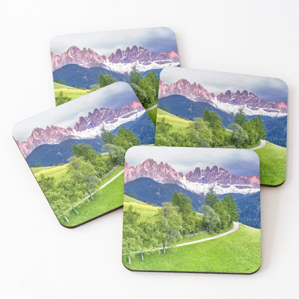 Item preview, Val De Funes - Italy Dolomites St John Church Moody Sunrise designed and sold by Adam Gormley.