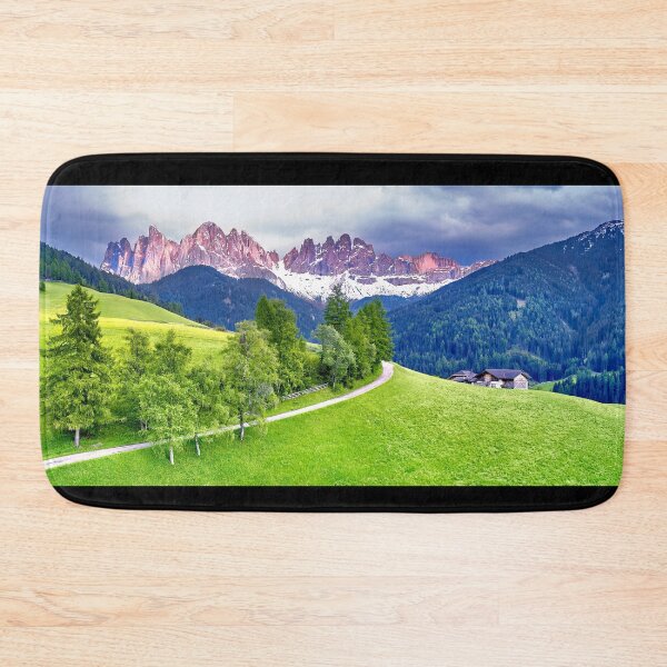Item preview, Val De Funes - Italy Dolomites St John Church Moody Sunrise designed and sold by Adam Gormley.